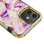 MyBat TUFF Kleer Hybrid Case for Apple iPhone 12 mini - Electroplated Purple Marble / Electroplating Gold - MIP12CSE4TM252-4.jpg