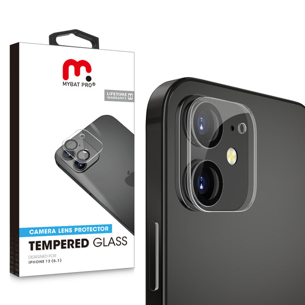 MyBat Pro Tempered Glass Lens Protector (2.5D) for Apple iPhone 12 - Clear - MIP12MSCLE140-1.jpg