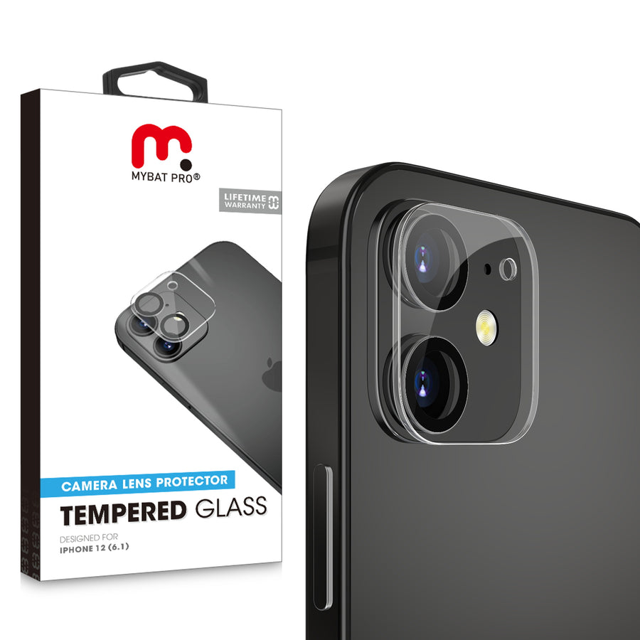 MyBat Pro Tempered Glass Lens Protector (2.5D) for Apple iPhone 12 - Clear - MIP12MSCLE140-1.jpg