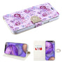 MyBat MyJacket Wallet Diamond Series for Apple iPhone 12 mini - Fresh Purple Flowers - MIP12PCMJD103-2.jpg