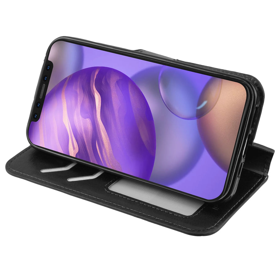 MyBat MyJacket Wallet Element Series for Apple iPhone 12 mini - Black - MIP12PCMJK561-4.jpg