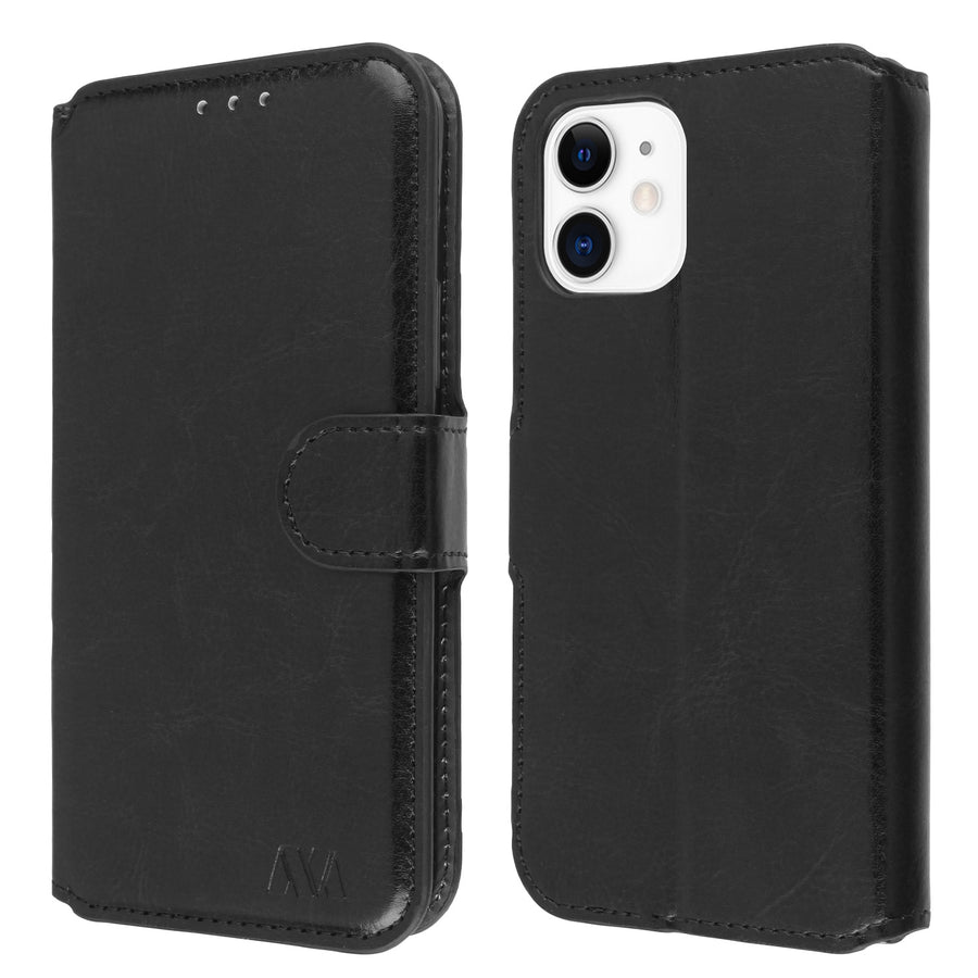 MyBat MyJacket Wallet Element Series for Apple iPhone 12 mini - Black - MIP12PCMJK561-6.jpg