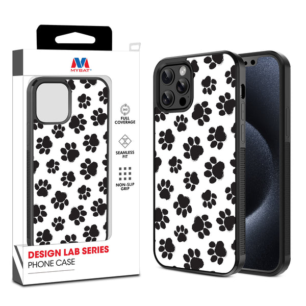 MyBat Design Lab Series Case for Apple iPhone 12 / 12 Pro (6.1) - Black Paw Prints - MIP12PCSLESM002-1.jpg