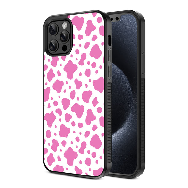 MyBat Design Lab Series Case for Apple iPhone 12 / 12 Pro (6.1) - Pink Cow Print - MIP12PCSLESM015-2.jpg