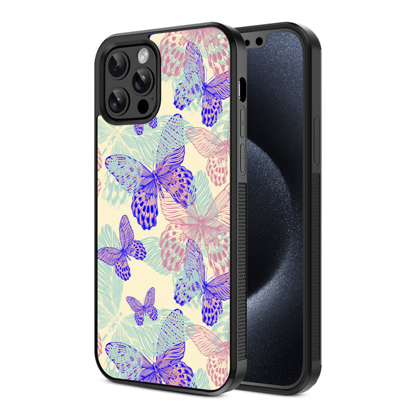 MyBat Design Lab Series Case for Apple iPhone 12 / 12 Pro (6.1) - Butterflies - MIP12PCSLESM019-2.jpg