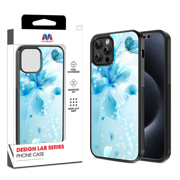 MyBat Design Lab Series Case for Apple iPhone 12 / 12 Pro (6.1) - Butterfly & Flowers - MIP12PCSLESM020-1.jpg