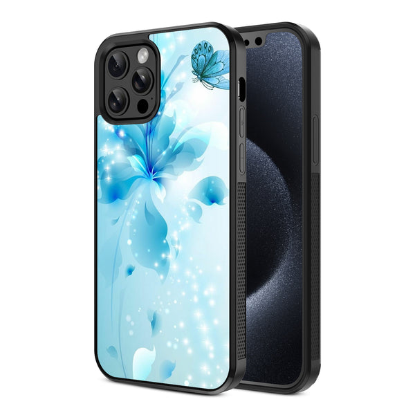 MyBat Design Lab Series Case for Apple iPhone 12 / 12 Pro (6.1) - Butterfly & Flowers - MIP12PCSLESM020-2.jpg