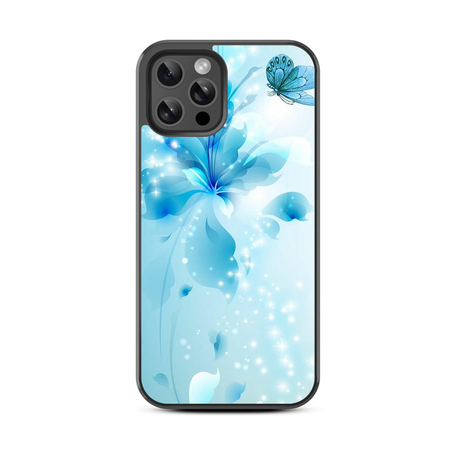 MyBat Design Lab Series Case for Apple iPhone 12 / 12 Pro (6.1) - Butterfly & Flowers - MIP12PCSLESM020-3.jpg