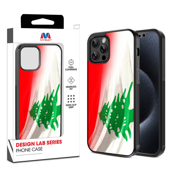 MyBat Design Lab Series Case for Apple iPhone 12 / 12 Pro (6.1) - Lebanese Flag - MIP12PCSLESM033-1.jpg