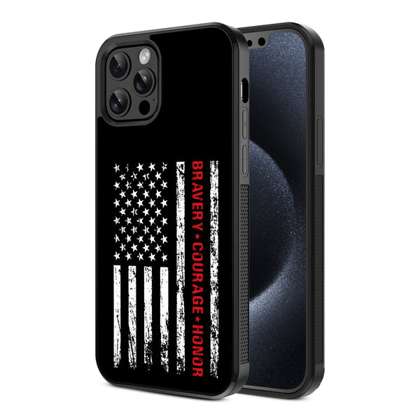 MyBat Design Lab Series Case for Apple iPhone 12 / 12 Pro (6.1) - Firefighter Flag - MIP12PCSLESM041-2.jpg