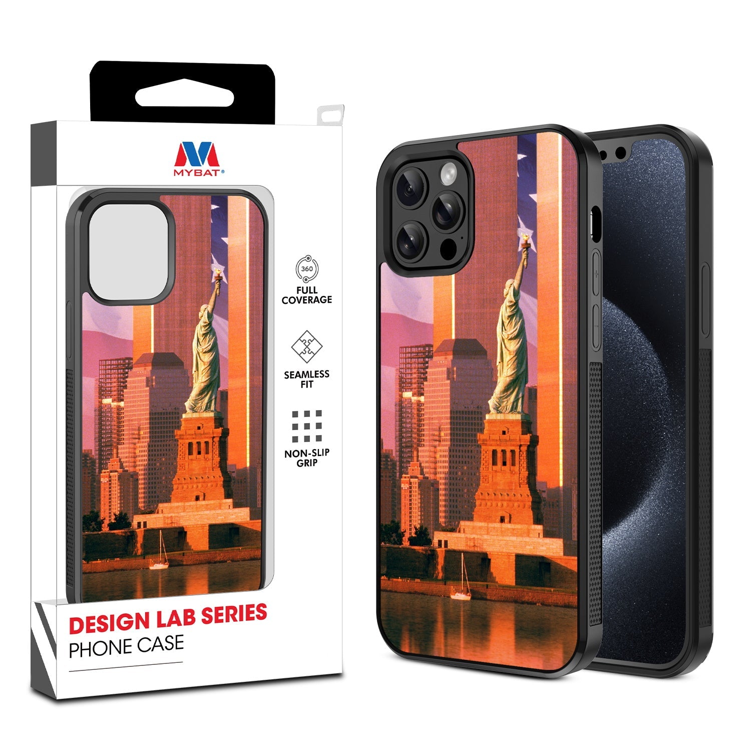 MyBat Design Lab Series Case for Apple iPhone 12 / 12 Pro (6.1) - Liberty For All
