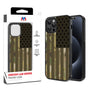 MyBat Design Lab Series Case for Apple iPhone 12 / 12 Pro (6.1) - Military Camouflage American Flag