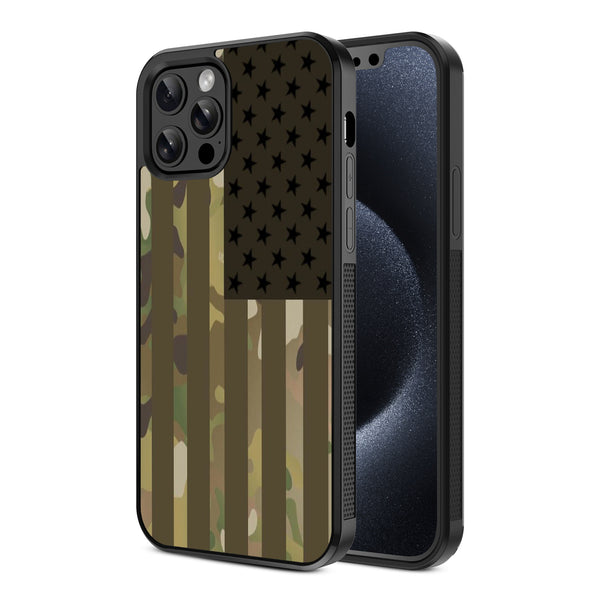 MyBat Design Lab Series Case for Apple iPhone 12 / 12 Pro (6.1) - Military Camouflage American Flag - MIP12PCSLESM054-2.jpg
