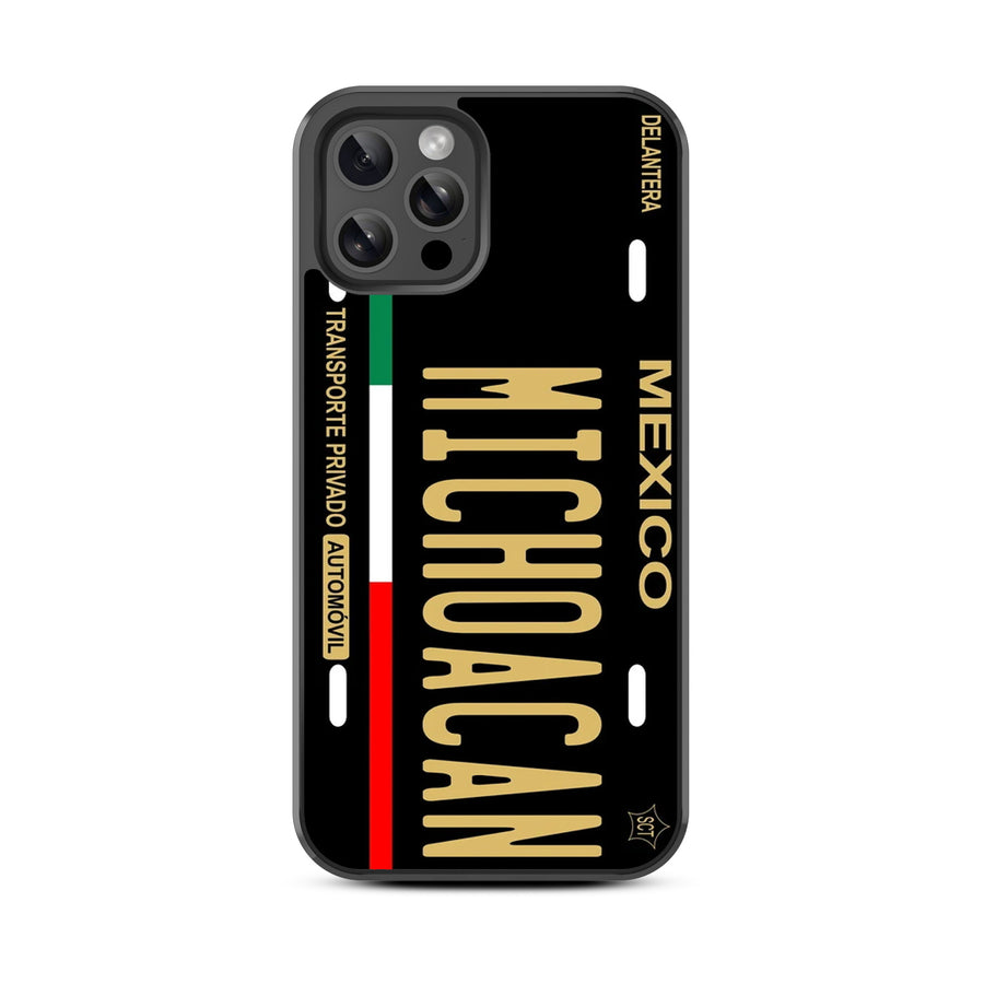 MyBat Design Lab Series Case for Apple iPhone 12 / 12 Pro (6.1) - Michoacan Black - MIP12PCSLESM073-3.jpg