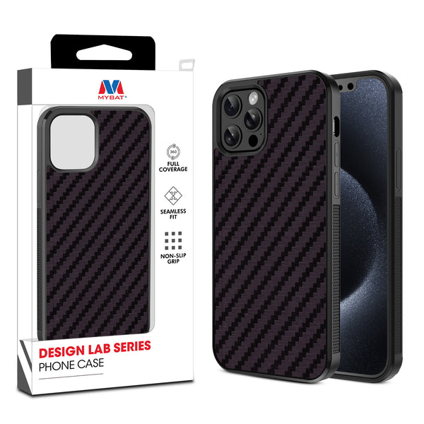 MyBat Design Lab Series Case for Apple iPhone 12 / 12 Pro (6.1) - Carbon Fiber - MIP12PCSLESM083-1.jpg