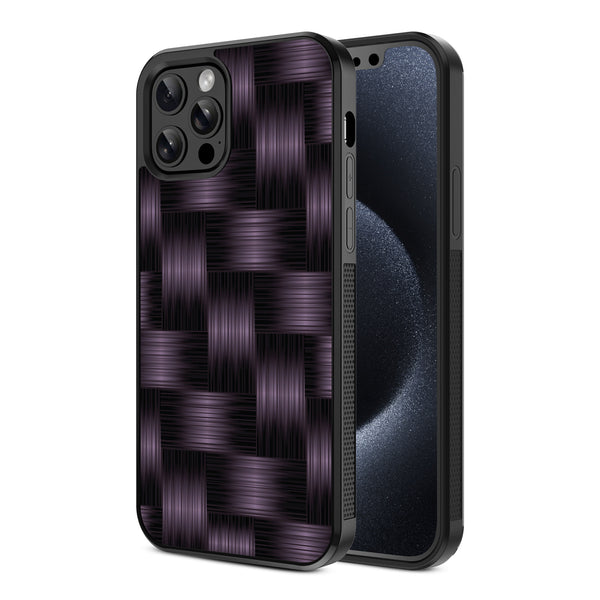 MyBat Design Lab Series Case for Apple iPhone 12 / 12 Pro (6.1) - Woven Carbon Fiber - MIP12PCSLESM085-2.jpg