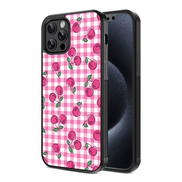 MyBat Design Lab Series Case for Apple iPhone 12 / 12 Pro (6.1) - Pink Cherries - MIP12PCSLESM100-2.jpg