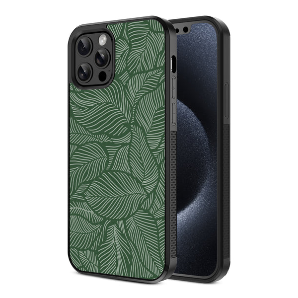 MyBat Design Lab Series Case for Apple iPhone 12 / 12 Pro (6.1) - Leaves - MIP12PCSLESM125-2.jpg