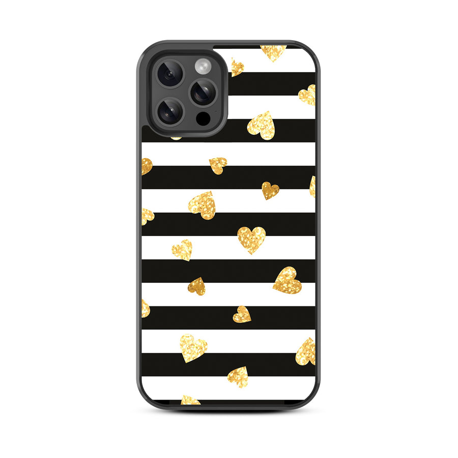 MyBat Design Lab Series Case for Apple iPhone 12 / 12 Pro (6.1) - Heart of Gold - MIP12PCSLESM166-3.jpg