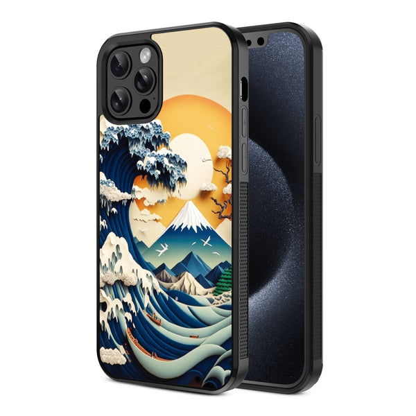 MyBat Design Lab Series Case for Apple iPhone 12 / 12 Pro (6.1) - The Great Wave - MIP12PCSLESM177-2.jpg