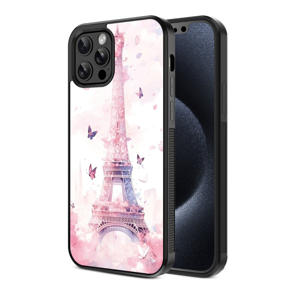 MyBat Design Lab Series Case for Apple iPhone 12 / 12 Pro (6.1) - Parisian Butterflies - MIP12PCSLESM182-2.jpg