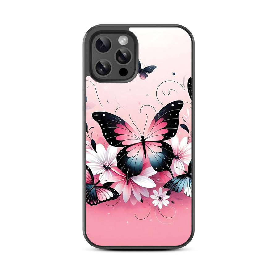 MyBat Design Lab Series Case for Apple iPhone 12 / 12 Pro (6.1) - Butterfly Bouquet - MIP12PCSLESM184-3.jpg