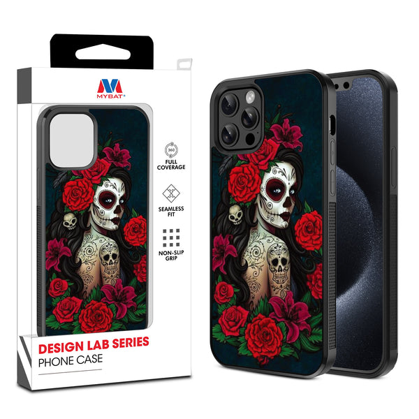 MyBat Design Lab Series Case for Apple iPhone 12 / 12 Pro (6.1) - Lady Of The Dead - MIP12PCSLESM189-1.jpg