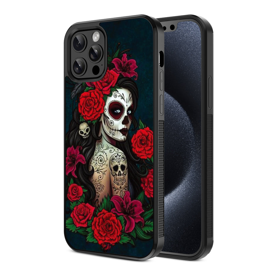 MyBat Design Lab Series Case for Apple iPhone 12 / 12 Pro (6.1) - Lady Of The Dead - MIP12PCSLESM189-2.jpg