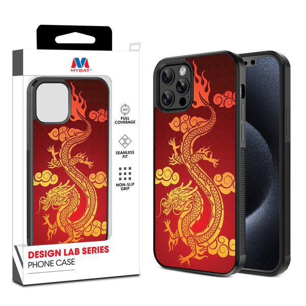 MyBat Design Lab Series Case for Apple iPhone 12 / 12 Pro (6.1) - Golden Dragon - MIP12PCSLESM213-1.jpg