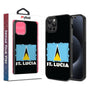 MyBat Design Lab Series Case for Apple iPhone 12 / 12 Pro (6.1) - St. Lucia Flag
