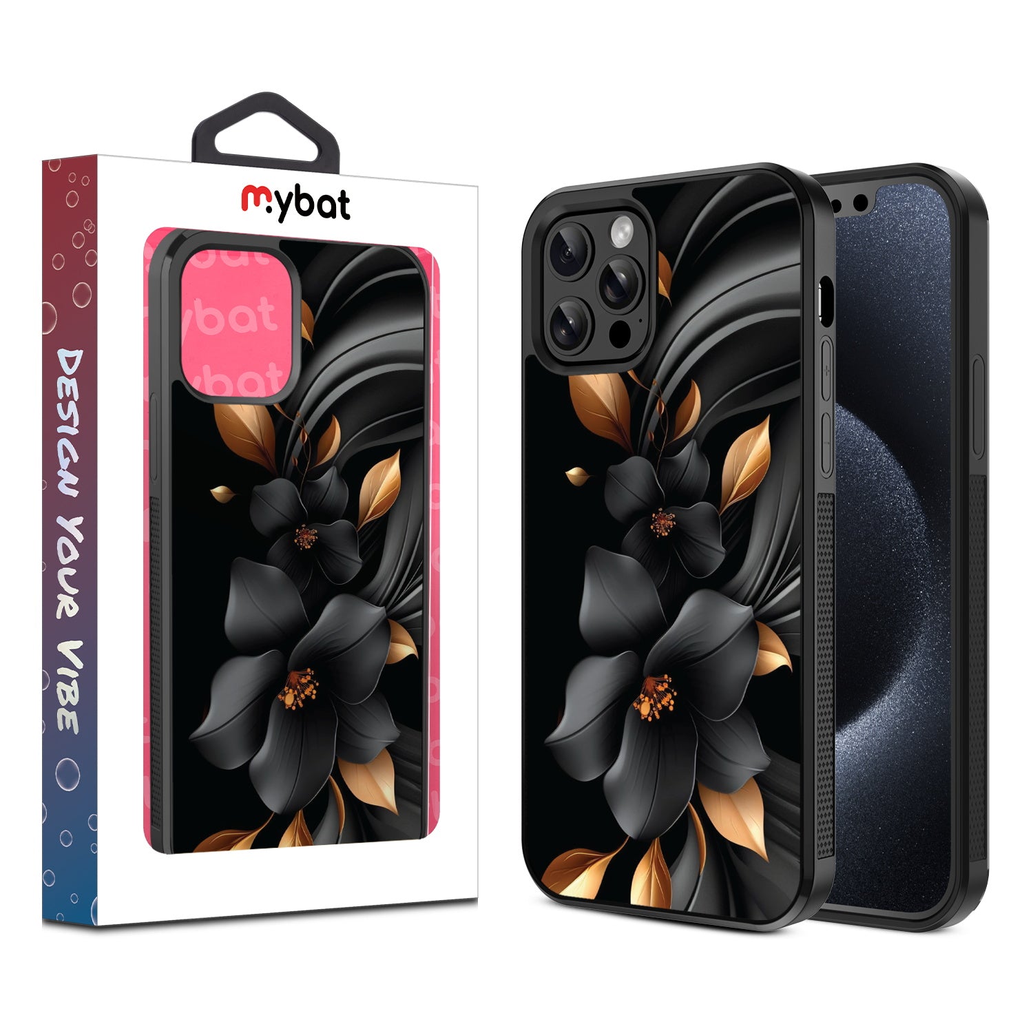 MyBat Design Lab Series Case for Apple iPhone 12 / 12 Pro (6.1) - Autumn Noir