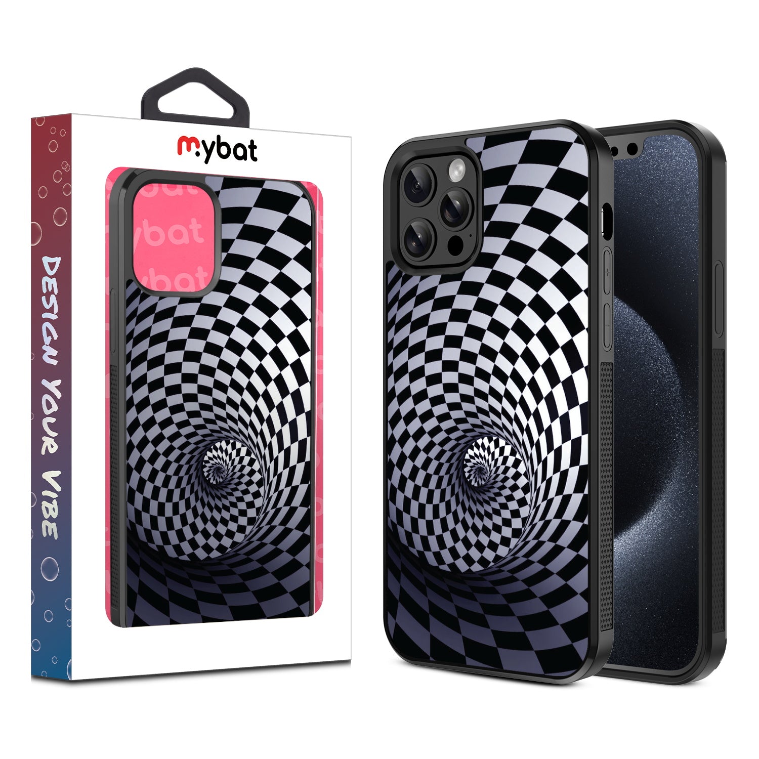 MyBat Design Lab Series Case for Apple iPhone 12 / 12 Pro (6.1) - Spiral Out