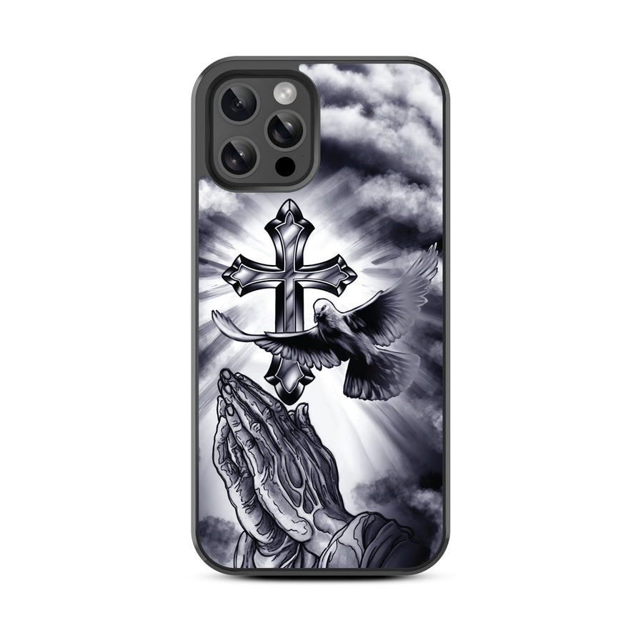 MyBat Design Lab Series Case for Apple iPhone 12 / 12 Pro (6.1) - Faithful Prayer - MIP12PCSLESM268-3.jpg