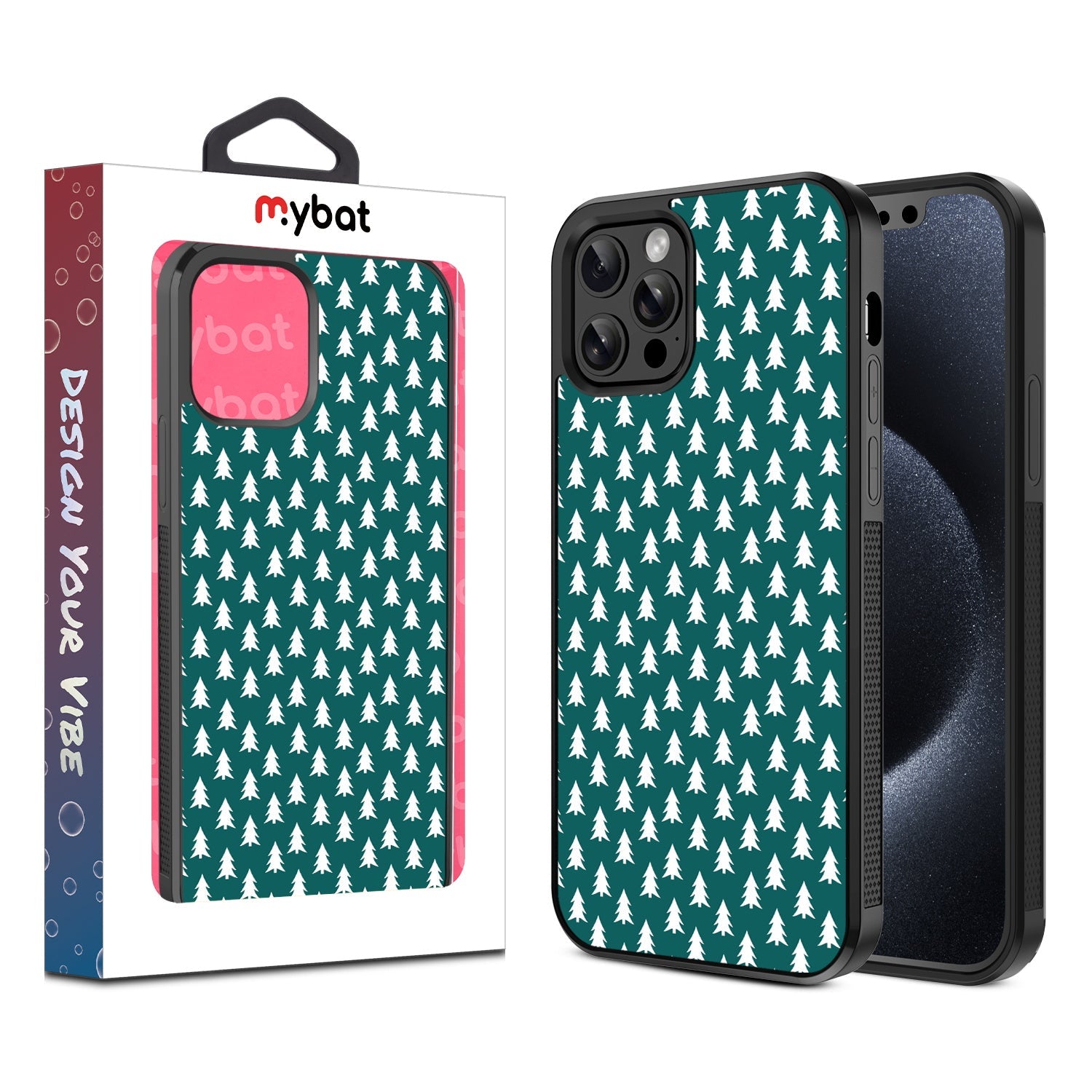 MyBat Design Lab Series Case for Apple iPhone 12 / 12 Pro (6.1) - Evergreen Forest