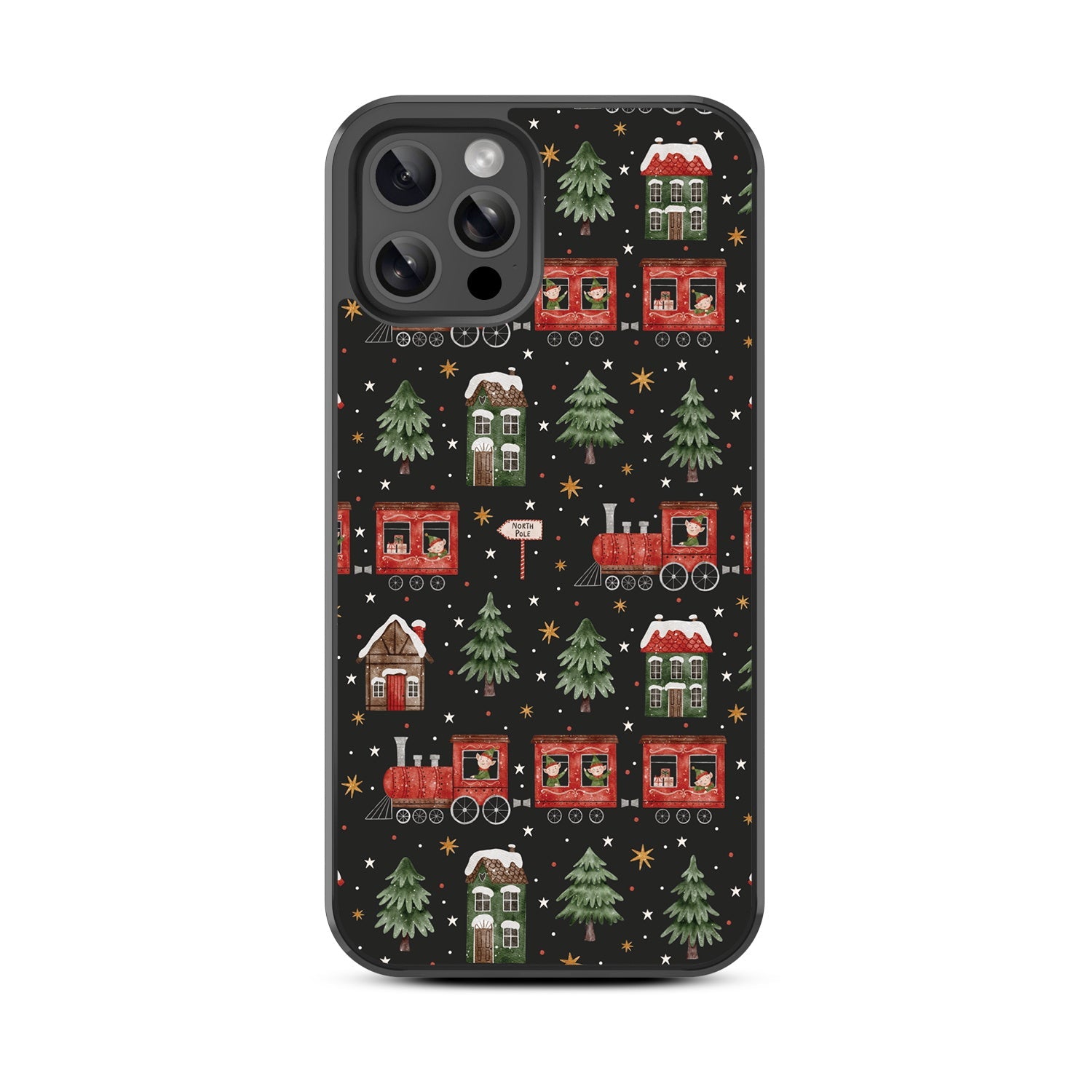 MyBat Design Lab Series Case for Apple iPhone 12 / 12 Pro (6.1) - Train Around the Tree