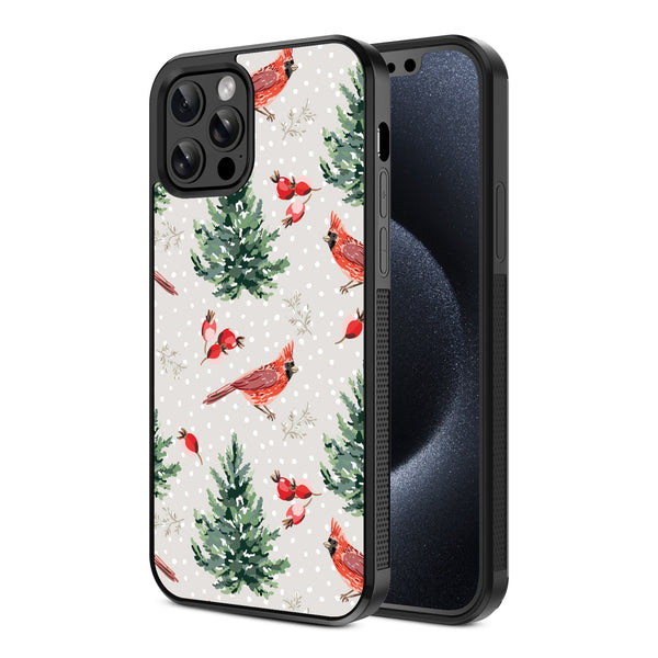 MyBat Design Lab Series Case for Apple iPhone 12 / 12 Pro (6.1) - Winter Cardinals - MIP12PCSLESM298-2.jpg