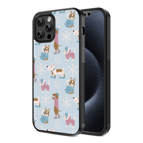 MyBat Design Lab Series Case for Apple iPhone 12 / 12 Pro (6.1) - Puppy Snow Play - MIP12PCSLESM299-2.jpg