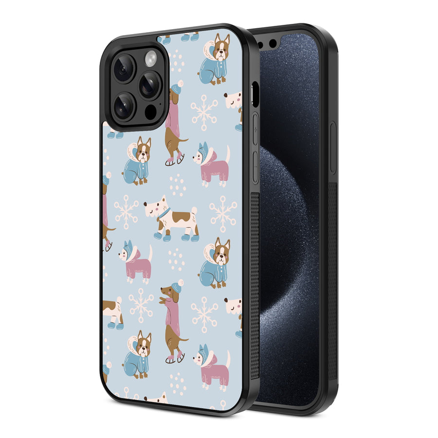 MyBat Design Lab Series Case for Apple iPhone 12 / 12 Pro (6.1) - Puppy Snow Play - MIP12PCSLESM299-2.jpg