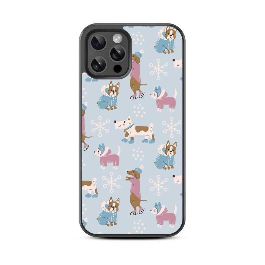 MyBat Design Lab Series Case for Apple iPhone 12 / 12 Pro (6.1) - Puppy Snow Play