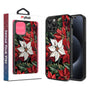 MyBat Design Lab Series Case for Apple iPhone 12 / 12 Pro (6.1) - Christmas Poinsettias