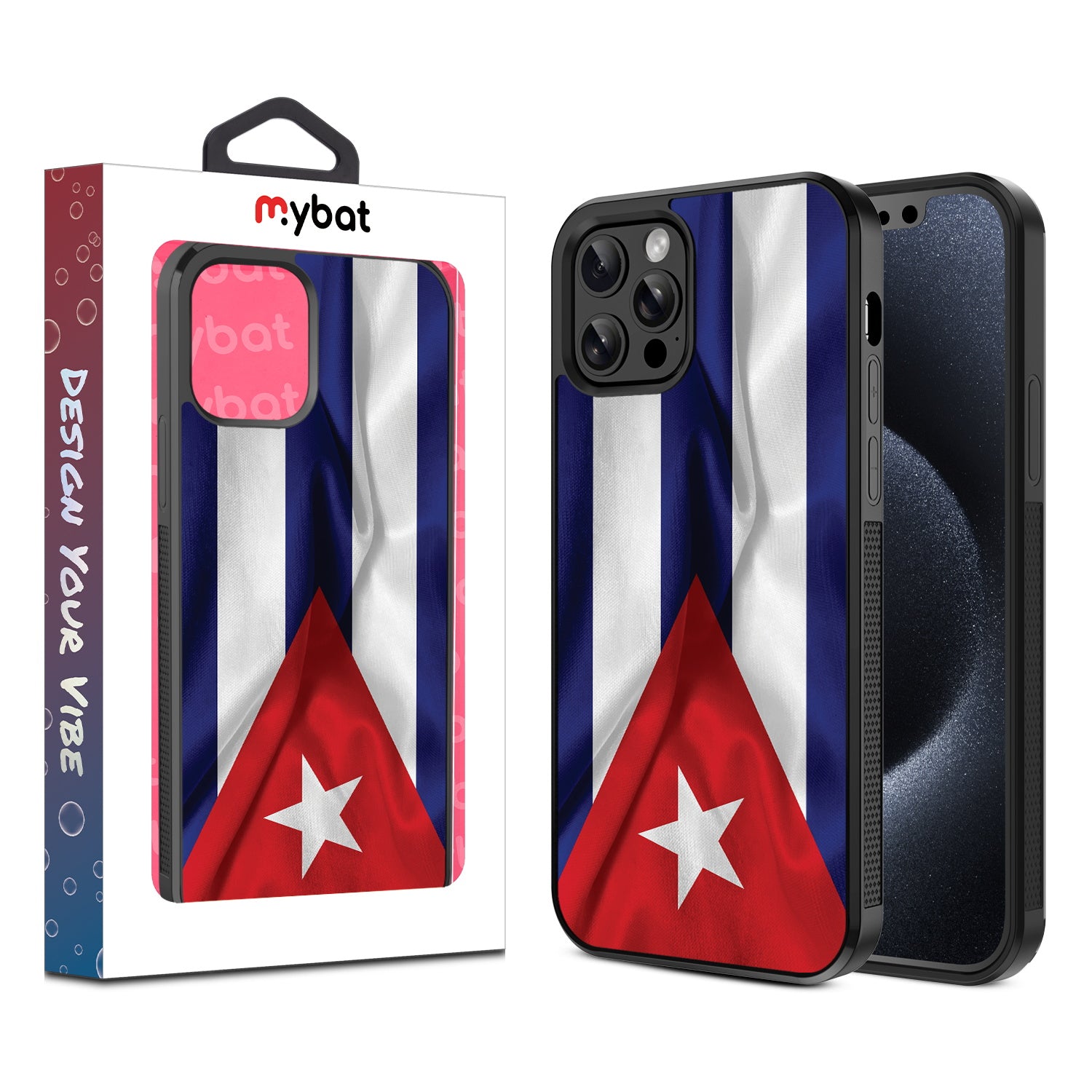 MyBat Design Lab Series Case for Apple iPhone 12 / 12 Pro (6.1) - Cuba Flag