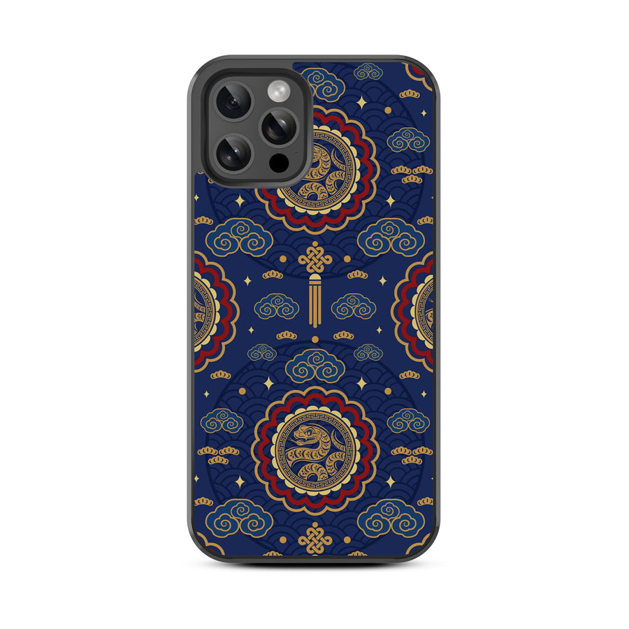 MyBat Design Lab Series Case for Apple iPhone 12 / 12 Pro (6.1) - Wisdom of the Snake - MIP12PCSLESM318-3.jpg