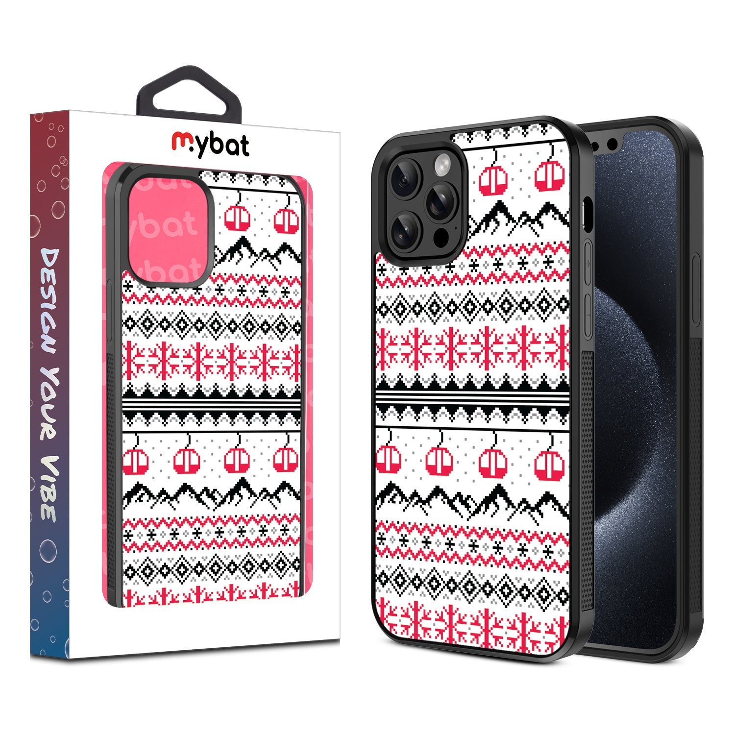 MyBat Design Lab Series Case for Apple iPhone 12 / 12 Pro (6.1) - Aprés Ski