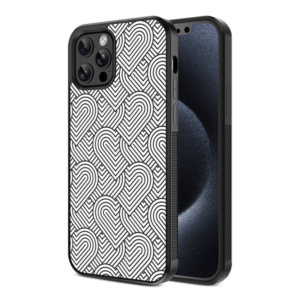 MyBat Design Lab Series Case for Apple iPhone 12 / 12 Pro (6.1) - Hearts Aligned - MIP12PCSLESM331-2.jpg