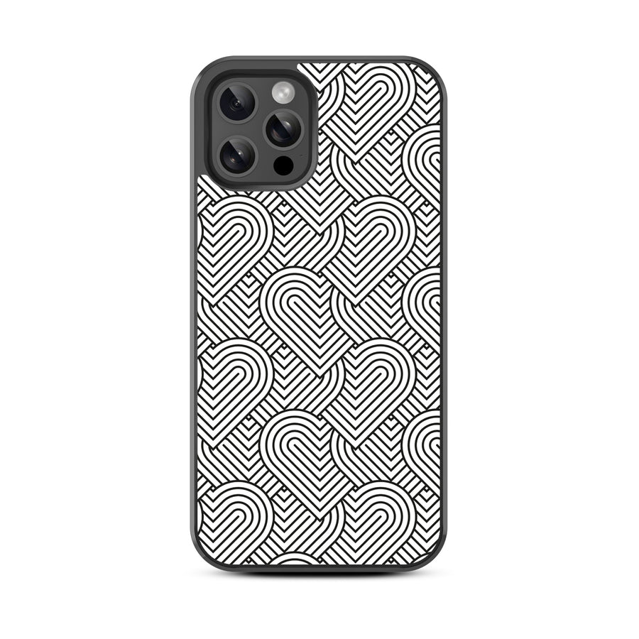 MyBat Design Lab Series Case for Apple iPhone 12 / 12 Pro (6.1) - Hearts Aligned - MIP12PCSLESM331-3.jpg