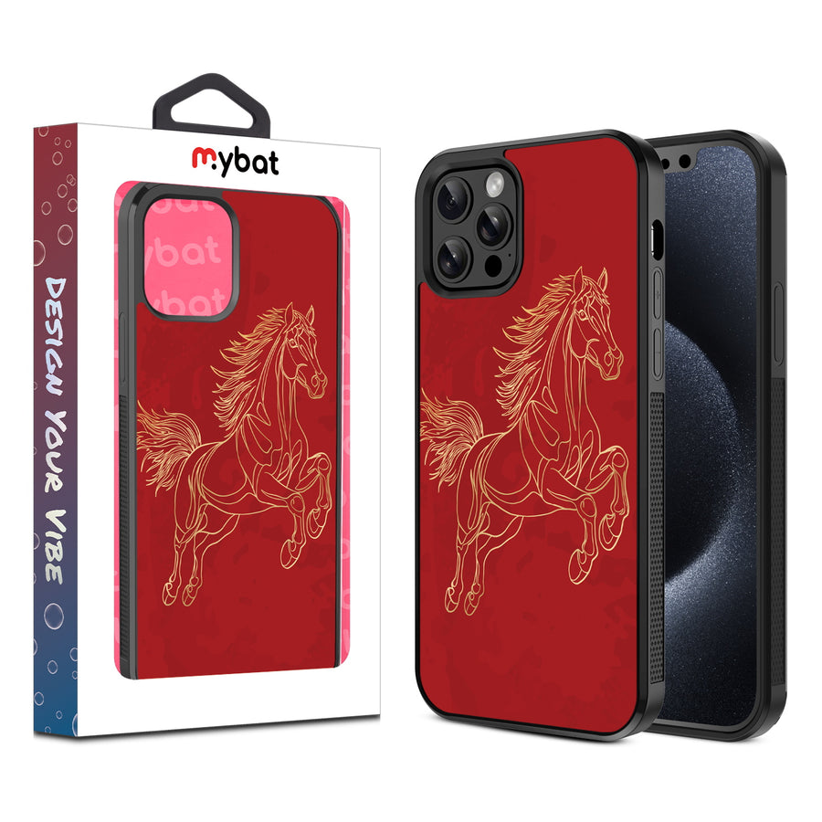 MyBat Design Lab Series Case for Apple iPhone 12 / 12 Pro - Fire Horse - MIP12PCSLESM460-1.jpg