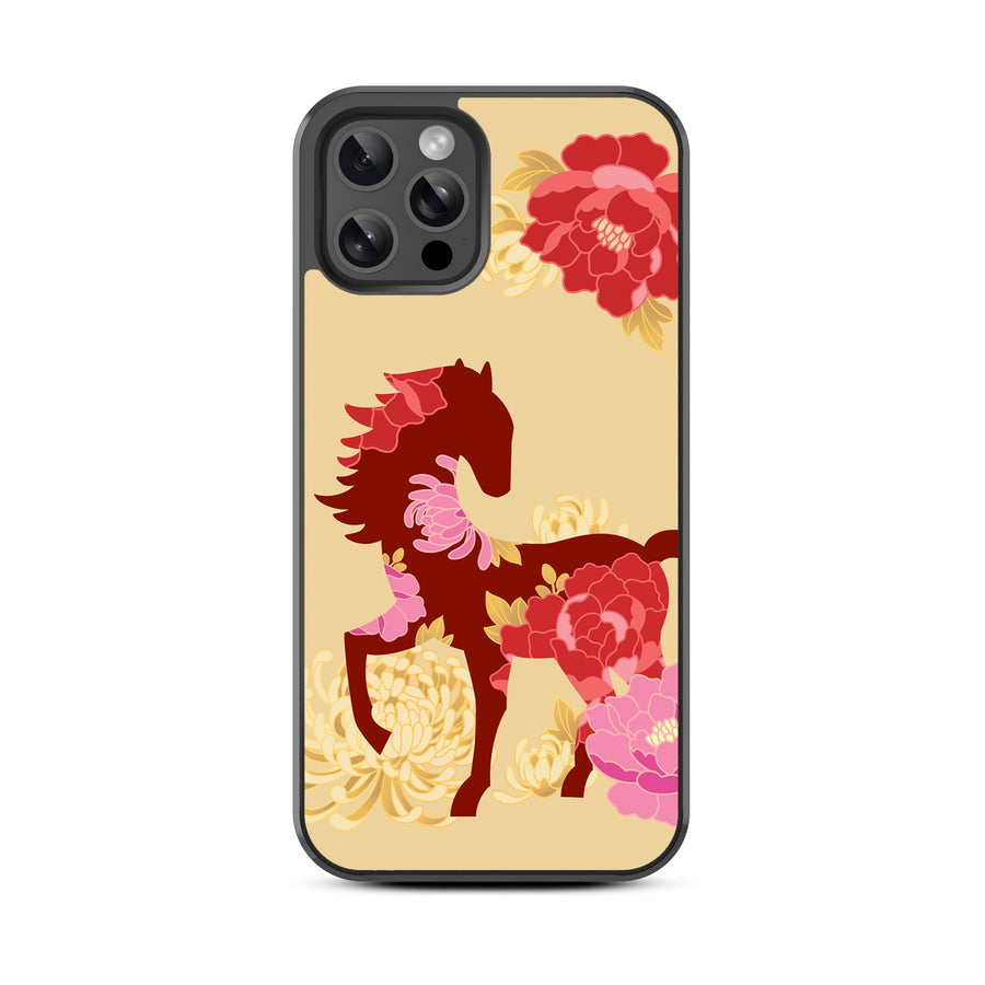MyBat Design Lab Series Case for Apple iPhone 12 / 12 Pro - Peony Pedigree - MIP12PCSLESM464-3.jpg