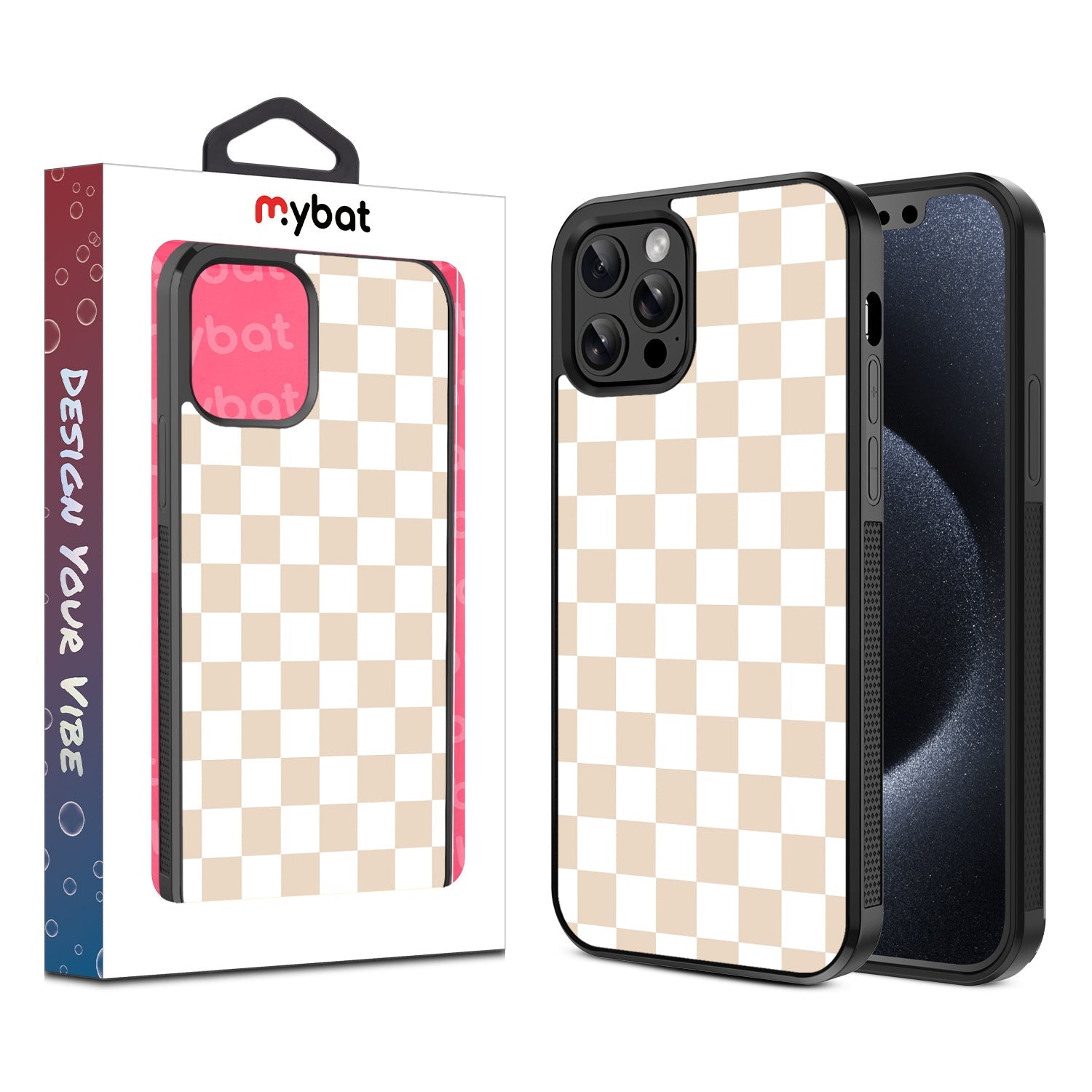 MyBat Design Lab Series Case for Apple iPhone 12 / 12 Pro - Tan Check
