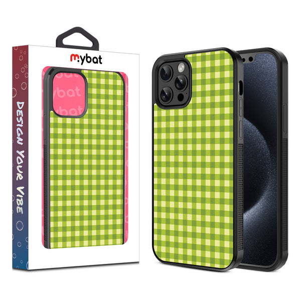 MyBat Design Lab Series Case for Apple iPhone 12 / 12 Pro - Green Gingham - MIP12PCSLESM476-1.jpg