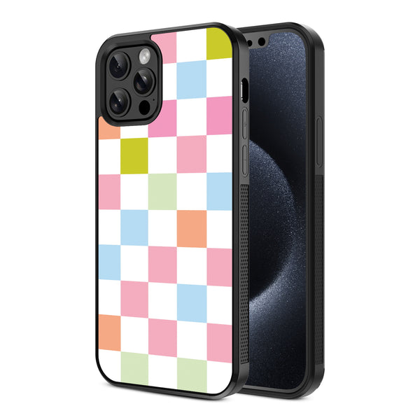 MyBat Design Lab Series Case for Apple iPhone 12 / 12 Pro - Pastel Check - MIP12PCSLESM480-2.jpg